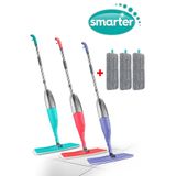 SMARTER Shıny Sprey Mop Renkli 3 Lü 3 Yedek Mop Paspas Temizlik Seti
