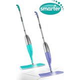 Smarter Shiny Sprey Mop Very Peri-Yeşil Set 2'li Temizlik Seti
