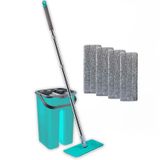 Smarter Tablet Mikrofiber Mop + 4'lü Yedek Mop Temizlik Seti