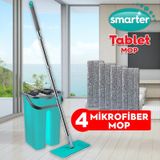 Smarter Tablet Mop 4 Adet Mikrofiber Mop Temizlik Seti