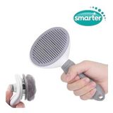 Smarter Tüy Toplayıcı Otomatik Temizlenen Tuşlu Tarak Fırça Kedi Köpek Evcil Hayvan Gri