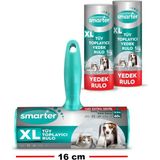 Smarter XL Tüy Toplayıcı Rulo 2 Adet Yedek Rulo Kedi Köpek