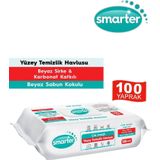 SMARTER YÜZEY TEMİZLİK HAVLUSU BEYAZ SABUN KOKULU VE KARBONAT KATKILI