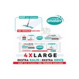smarters Yer temizlik havlusu Bezi 4XL Mopa Uyumlu Yüzey Beyaz Sabun Kokulu Sirke ve Karbonat Katkılı