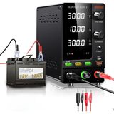 Smartgift 0-30V/10A Ayarlı Dc Güç Kaynağı Voltaj Regülatörü Şarj Fonksiyonlu Power Supply (Siyah)