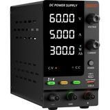 Smartgift 0-60V/5A Ayarlanabilir Dc Güç Kaynağı Voltaj Regülatörü Şarj Fonksiyonlu Model (Siyah)