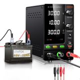 smartgift be generous to your lovers 0-30v/10a Ayarlanabilir Dc Güç Kaynağı Voltaj Regülatörü Şarj Fonksiyonlu (SİYAH)