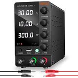 smartgift be generous to your lovers Ayarlanabilir 30V/10A SMPS DC Güç Kaynağı Voltaj Regülatörü (Black) SG-C3010