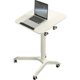 Smartgift Yüksekliği ve Eğimi Ayarlanabilir Çalışma Masası Yükseklik Ayarlı Laptop Sehpası (Beyaz) - 49,5CM X 71,5CM