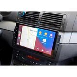 SmartGO Bmw 3 Serisi E46 Android Gps Carplay 8+256 GB Kamera + Çerçeve (1998-2005) (Yazılımsal) - RENK - Siyah