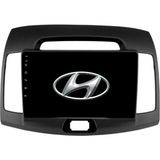 SmartGO Elantra Android Gps Carplay 8+256 GB Kamera + Çerçeve (2006-2009) Uyumlu (Yazılımsal) - RENK - Siyah