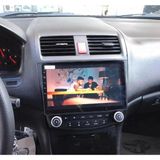 SmartGO Honda Accord Android Gps Carplay 8+256 GB Kamera + Çerçeve (2003-2008) (Yazılımsal) - RENK - Siyah