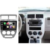 SmartGO Jeep Compass Android Gps Carplay 8+256 GB Kamera + Çerçeve (2007-2009) (Yazılımsal) - RENK - Siyah