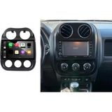 SmartGO Jeep Compass Android Gps Carplay 8+256 GB Kamera + Çerçeve (2009-2016) (Yazılımsal) - RENK - Siyah