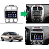 SmartGO Kia Cerato Android Gps Carplay 8+256 GB Kamera + Çerçeve (2004-2006) (Yazılımsal) - RENK - Siyah