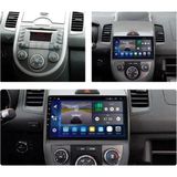 SmartGO Kia Soul Android Gps Carplay 8+256 GB Kamera + Çerçeve (2011-2013) (Yazılımsal) - RENK - Siyah
