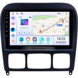 SmartGO Mercedes Benz S W220 Için 9 Inç Android 14.0 Stereo Gps Navigasyon Sistemi Bluetooth Dokunmatik Ekran Desteği Dikiz Kamerası Wİ-Fİ (Yazılımsal) - scn108571 - Renkli
