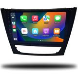 SmartGO Mercedes E Class W211 2007-2011 Uyumlu 8+256 GB Premium Ekran Android Carplay Multimedya Sistemi (Yazılımsal) - RENK - Siyah