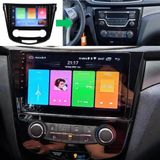 SmartGO Nissan Qashqai Dijital Klima Android Gps Carplay 8+256 GB Kamera + Çerçeve (2014-2021) (Yazılımsal) - RENK - Siyah