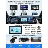 SmartGO Opel Mokka Android Multimedya Sistemi 8+256 GB Kameralı (2012-2016) (Yazılımsal) - RENK - Siyah