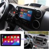 SmartGO Peugeot Partner Tepee Android Gps Carplay 8+256 GB Kamera + Çerçeve (2015-2019) (Yazılımsal) - RENK - Siyah