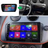 SmartGO Seat Ibiza Android Gps Carplay 8+256 GB Kamera + Çerçeve (2009-2015) (Yazılımsal) - RENK - Siyah