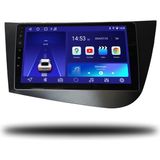 SmartGO Seat Leon 2006-2012 4+32 GB Android Carplay Multimedya Sistemi Wİ-Fİ (Yazılımsal) - Siyah