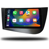 SmartGO Seat Leon 2006-2012 Uyumlu 8+256 GB Premium Ekran Android Carplay Multimedya Sistemi (Yazılımsal) - RENK - Siyah