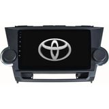 SmartGO Toyota Highlander Android Gps Carplay 8+256 GB Kamera + Çerçeve (2007-2013) (Yazılımsal) - RENK - Siyah