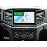 SmartGO Volkswagen Amarok Android Gps Carplay 8+256 GB Kamera + Çerçeve (2016-2020) (Yazılımsal) - RENK - Siyah