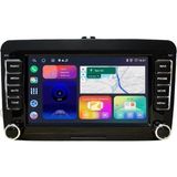SmartGO Volkswagen Jetta Android Multimedya Sistemi (2006-2018) 8+256 GB Premium Ekran (Yazılımsal) - RENK - Siyah