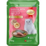 Smartheart Pouch Tavuk ve Pirinçle Sardalye 85 gr