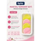 Smarthings 4’lü Makyaj Pudra Süngeri Seti – Yumuşak Dokulu, Parmak Bantlı Fondöten ve Pudra Uygulama Pufu