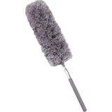 Smartizi 240 CM Teleskopik Uzatılabilir Mikrofiber Toz Alma Fırçası - Bükülebilir Başlıklı Tavan, Klima ve Korniş Temizleyici - Yıkanabilir Püskül ve Paslanmaz Çelik Saplı Toz Alıcı
