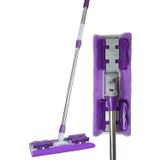 Smartizi Mandallı Sihirli Mikrofiber Mop - 360° Dönen Teleskopik Saplı Duvar ve Yüzey Temizleyici (İstediğin Bezi Tak + Yedek Bez Hediyeli)
