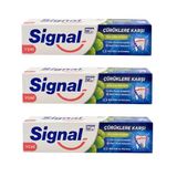 Smartizi Signal Çürüklere Karşı Nane Ferahlığı Diş Macunu (3 Adet x 100 gr) - Günlük Ağız Bakımı ve Florürlü Koruma Seti