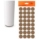Smartizi Yuvarlak Yapışkanlı Mobilya Altlığı (30 Adet x 2 cm) - Çizilmez, Kaydırmaz ve Ses Kesici Koruyucu Ped