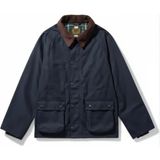 Smartjest Y12 Erkek Kadife Yaka Hafif Mont - Lacivert - XL