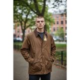 Smartjest Y13 Erkek Kadife Yaka Hafif Mont - Kahve - 2XL