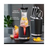 Smartline Borosilikat Cam Sürahi Kapaklı, 1 Litre, Cam Sürahi, Su, Cam Sürahi, Buzlu Çay, Meyve Suyu, Şarap, Kokteyller - Standart
