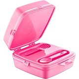 Smartness Wood Lunch Box Beslenme Kabı Pembe
