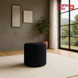 Smarto Relax Puf Babyface Kumaş Silindir Puf 40×45 cm - Siyah