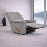 Smarto Relax Ticino Manuel mekanizmali Ergonomik TV Koltuğu Berjer – Dekoratif Baba Koltuğu - Gri