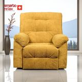 Smarto Relax TV Koltuğu Berjer – Paris Serisi, Manuel Mekanizmali Modern Baba Koltuğu, Ergonomik Sırt Destekli Tasarım, , Dekoratif Tekli Koltuk (Salon/Oturma Odası) - Kahverengi