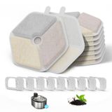 Smartoo 160 oz/4.5L Kablosuz Kedi Su Çeşmesi için 9+9 Filtre ve Süngerler, ITSCUTE Cat Su Çeşmesi Filtresi, Smartoo Yedek Filtreler için Üçlü Filtrasyon Kedi Çeşmesi Filtresi Değiştirme