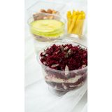 SMARTPACK Plastik/ Kristal/ Mika Ayaklı Kase Tatlı Sunum Bardağı Magnolya Kasesi 10'lu