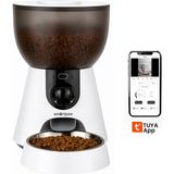 Smartpaw Fresh Feeder Ultra Kameralı Akıllı Otomatik Mama Kabı (Distribütör Garantili) - 001-Beyaz