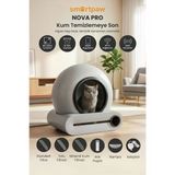 Smartpaw Nova Cat Pro Akıllı Otomatik Kedi Tuvaleti Gri (Türkiye Garantili)