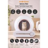 Smartpaw Nova Cat Pro Akıllı Otomatik Kedi Tuvaleti Pembe (Türkiye Garantili)