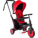 Smartrike Str3 Plus 6'sı 1 Arada Modüler Katlanabilir Bebek Arabası ve Üç Tekerlekli Bebek Bisikleti - Red - 100 cm - Ahşap